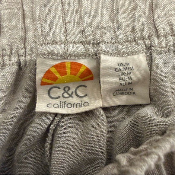 C&C California Wide Split Leg Beach Pants - Picture 6 of 7